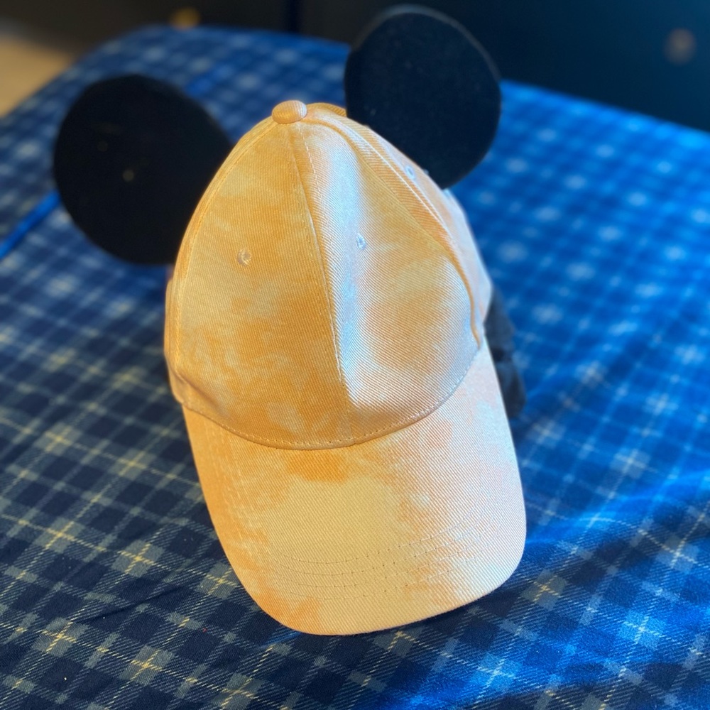 Mickey Light-Orange tie dye hat